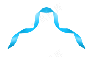 七夕情人节爱情彩带装饰免抠png