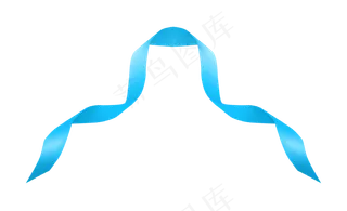 七夕情人节爱情彩带装饰免抠png