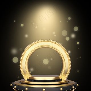 iPhone8金色舞台电子科技PSD分层