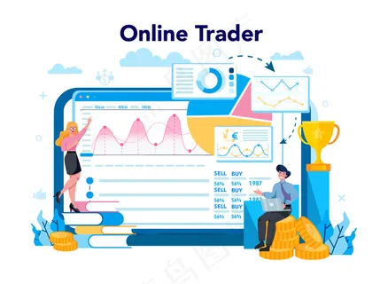 交易员、金融投资在线服务或平台
