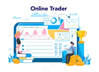交易员、金融投资在线服务或平台