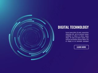 抽象背景，螺旋漩涡数据流循环氖暗紫外