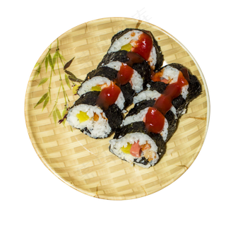 新鲜的寿司免抠图