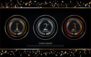 冠军金、银、铜奖设奖牌。