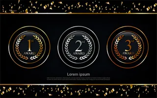 冠军金、银、铜奖设奖牌。