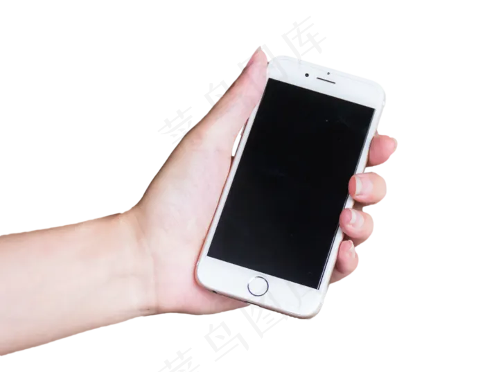 手拿手机,免抠元素(1737*1333px 300 dpi )psd模版下载