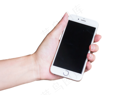 手拿手机,免抠元素