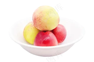 新鲜水果甜桃