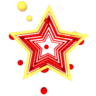 红色五角星