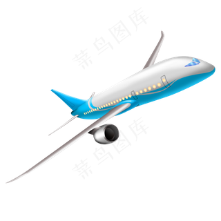 商务客机商用元素,免抠元素
