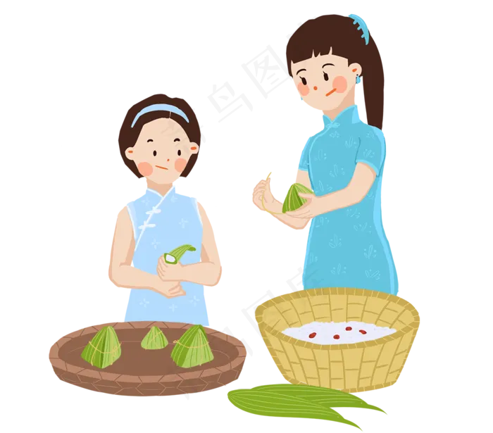 中华传统美食之美味包粽子主题卡(1139X1000(DPI:300))psd模版下载