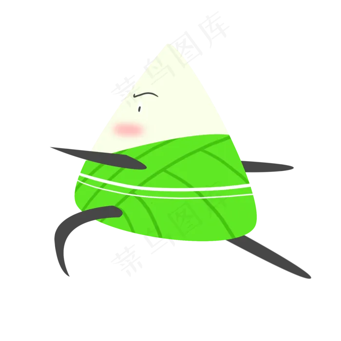 瑜伽粽子(2000X2000(DPI:300))psd模版下载