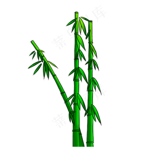 清明节手绘竹子素材