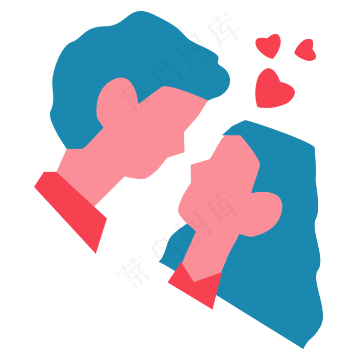 情人节情侣(1100X2000(DPI:300))ai矢量模版下载
