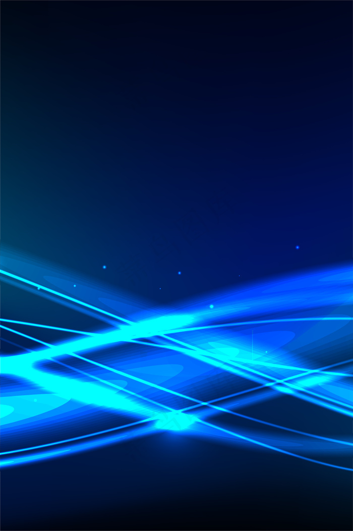 简约科技质感光效海报