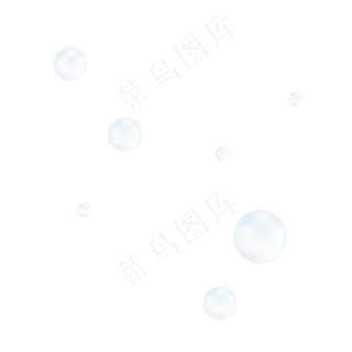 星光水汽泡漂浮,免抠元素