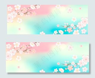 春季上新樱花节banner