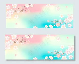 春季上新樱花节banner