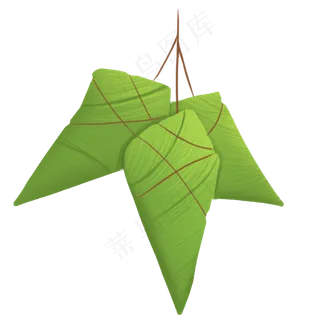 包好的粽子png元素