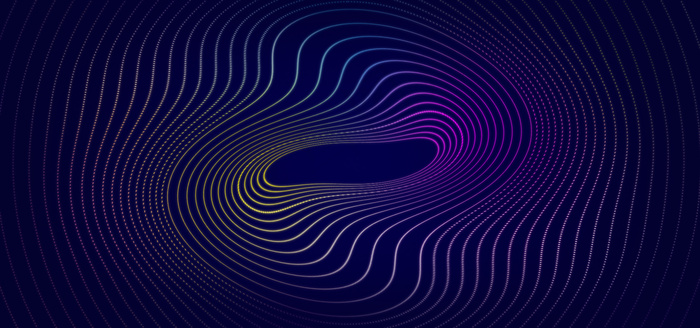 粒子扩散科技线性炫彩背景