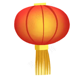 春节过年红色灯笼,免抠元素