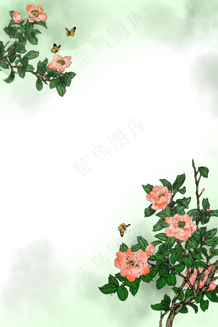 淡雅精致花鸟工笔素材,免抠元素(2657X3986(DPI:150))psd模版下载