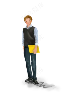 学校外教人物素材