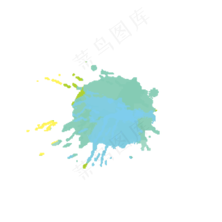 油漆喷溅笔刷效果装饰