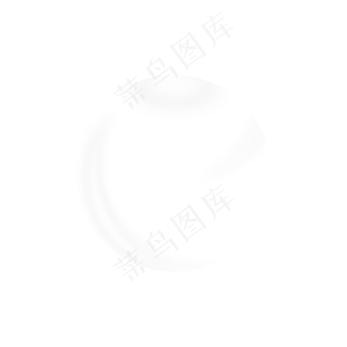 清新手绘水泡插画,免抠元素