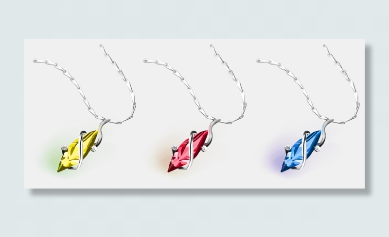 手绘宝石钻石装饰素材