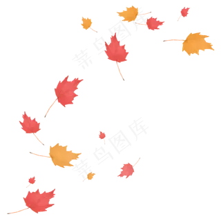风吹散的落叶漂浮素材免费下载,免抠元素
