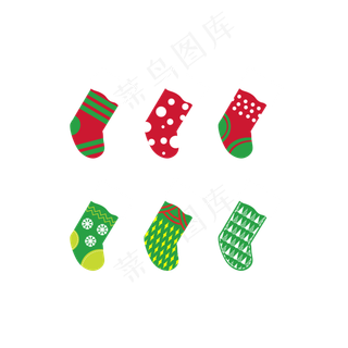 圣诞圣诞节圣诞袜子圣诞夜,免抠元素