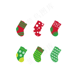 圣诞圣诞节圣诞袜子圣诞夜,免抠元素