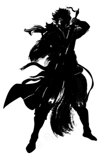 古风水墨武林人物