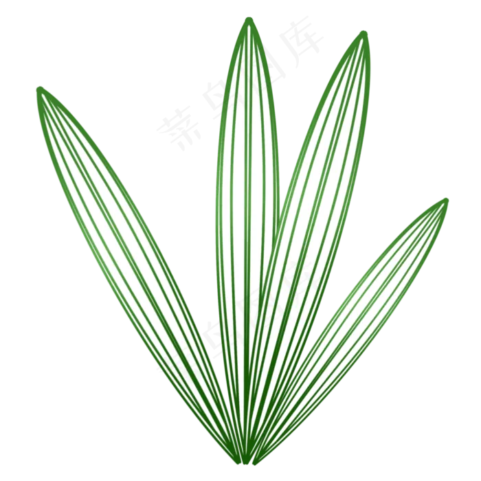 粽子叶花纹(2000X2000(DPI:300))psd模版下载