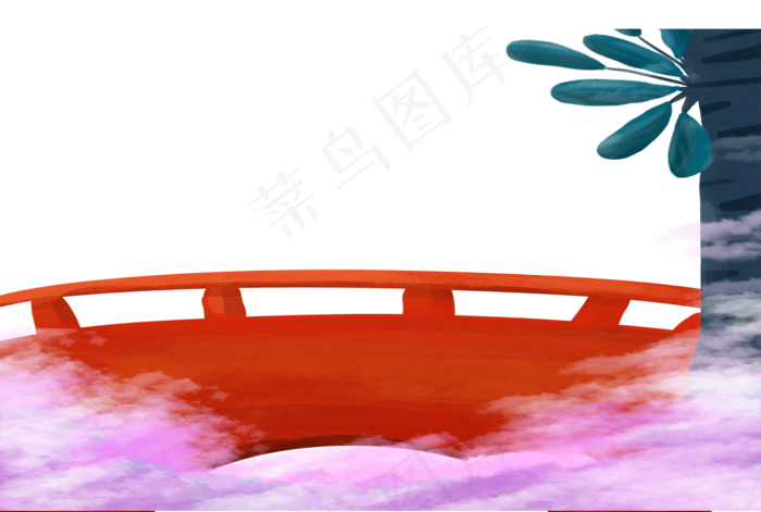 鹊桥天空,免抠元素