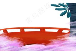 鹊桥天空,免抠元素