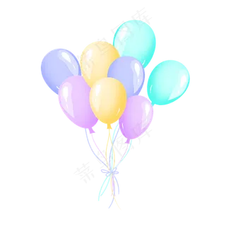 节日庆典彩色气球