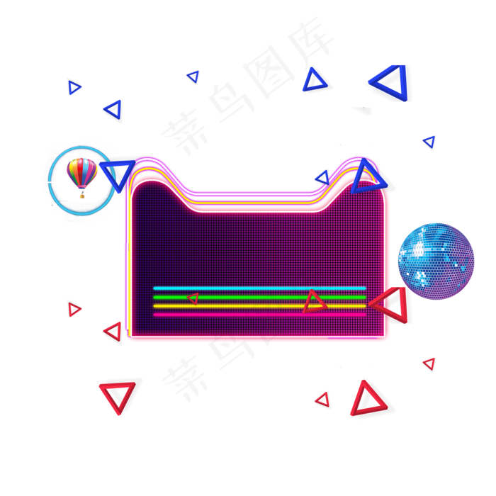 618边框猫头霓虹灯光荧光灯