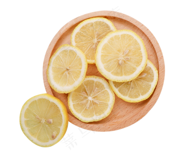 一盘柠檬片