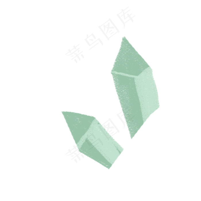 蓝色的水晶免抠图(2000X2000(DPI:300))psd模版下载
