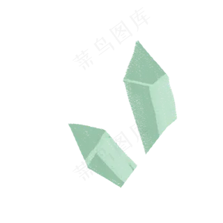 蓝色的水晶免抠图