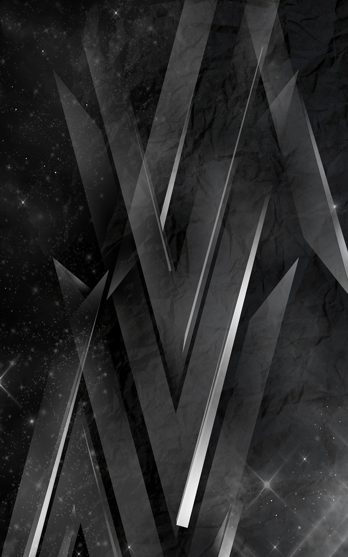 黑色几何三角形金属质感背景图片素材,背景元素