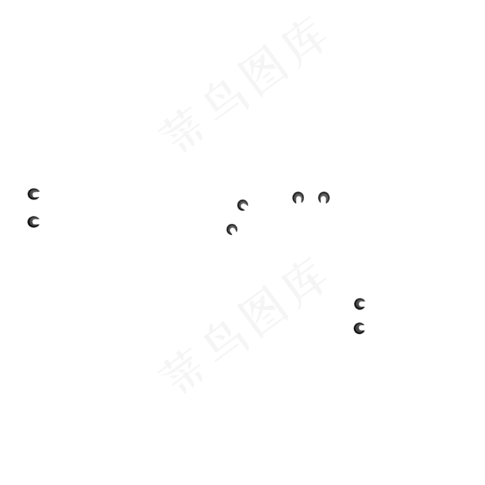 2019新年猪年霓虹灯艺术字