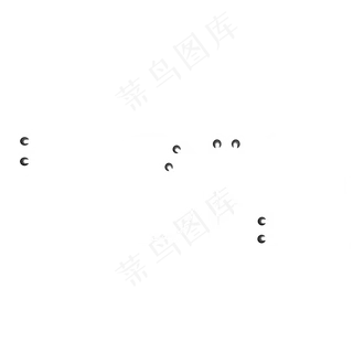 2019新年猪年霓虹灯艺术字