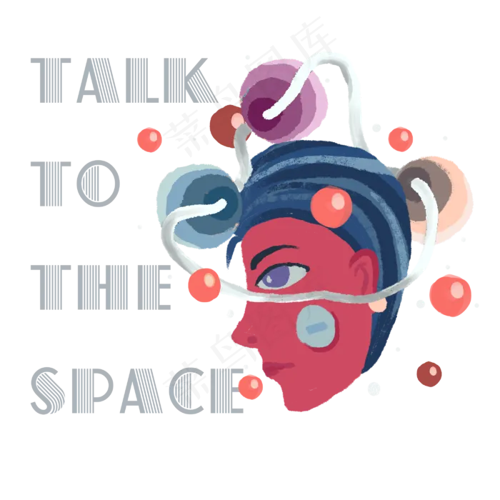 涂鸦街头少年幻想星球字体潮牌装(3000X3000(DPI:300))psd模版下载