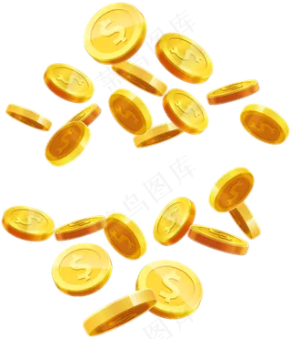 金融金币PNG图片