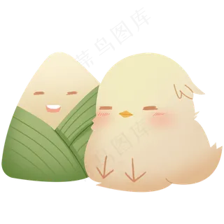 端午节卡通人物风格png格式