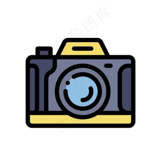照相机拍照卡通免扣素材,免抠元素