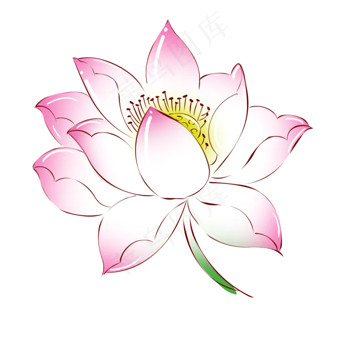 植物荷花莲花(2000X2000(DPI:300))psd模版下载